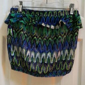 SO NIKKI Blue Multi Tube Top